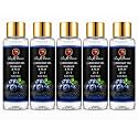 Way Of Pleasure Lubricant Massage Gel Water Based Lubes Non-Sticky And Smooth Massage Lubricant Blueberry Pack Of 5