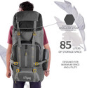 Wayaq Waterproof Trekking Travel Backpack for Outdoor Camping Mountaineering & Hiking Rucksack  - 85 L