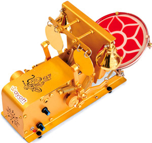 wayoft international hanuman ji 28 god mantras  shankh sound electric aarti machine for home temple nut  bolts dholak gold