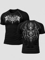 Wayup Graphic Print Men Round Neck Black