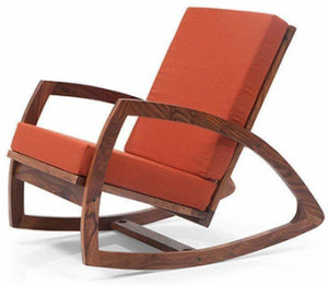 waywood wooden rocking chair for home  comfortable relax chair for living room solid wood 1 seater rocking chairs