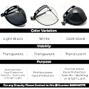 WAZA Bubble Face Shield helmet Visor Industrial