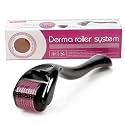 Wazdorf Derma Roller For Hair & Beard Growth 0.5 mm With 540 | Repairs Damaged Hair, Activates Hair Follicles | Reduces Acne Scars, Skin Rejuvenation | Safe & Effective to Use for Men & Women (Black)