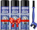 WAZZOX Best Quality Bike Chain Cleaner / Degreaser Spray With Brush For Motorbike Chain Cleaner | Shines & Protects Chain Oil