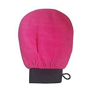 wbc worldbeautycare body exfoliating glove pure viscose fibre single-layered exfoliating body glove for dead skin tan removal for face amp body pack of 1