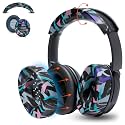 WC SweatZ and BandZ Protective Sweat Cover & Headband Cover Bundle for Bose QuietComfort 35 Headphones by Wicked Cushions | 90's Black