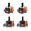 WCDZSU 4 Pcs TMR Joysticks Replacement for DualShock PS4 Controller