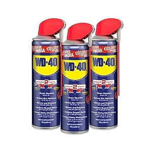 wd-40 smart straw 300ml  multipurpose spray to clean rust limescalejams stains hinges chains and surfaces  all purpose cleaner for home improvement loosen stuck amp rusted parts  from pidilite