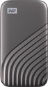 WD My Passport 500 GB External Solid State Drive (SSD) 1050 MB/s, USB 3.1, Type-C Cable Compatible with Windows, Mac, Unix