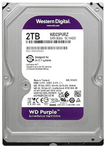 wd purple 2 tb surveillance systems purple sata internal hard disk drive hdd wd23purz-85c5hyo
