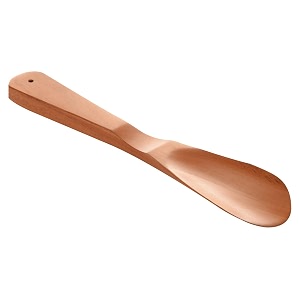 wdc unisex wooden shoe horn 85 in gold brown