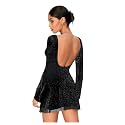 WDIRARA Women39s Y2k Leopard Print Dress Mesh