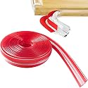 3-Meter Silicone Edge Protector Strip - Transparent (Pack of 1) | Self-Adhesive Baby Proof Corner Guard | Soft Furniture Edge Bumper for Tables, Stairs & Sharp Corner Protection - 15 x 15 mm