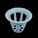 2.5 inch Netpots, netcups for Soil Less Farming, Aeroponics and Hydroponics Systems (50 pc, White)
