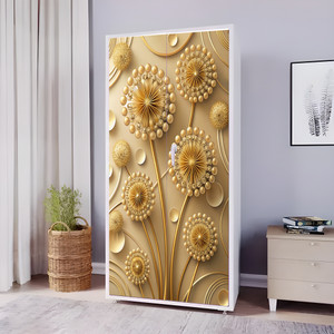 We Kreate 78 inch Almirah Door Decorative