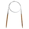 Weabetfu Bamboo Circular Knitting Needle,32-inch Length for Handmade Creative DIY and Any Weave Yarn Projects,US Size 8(5mm)