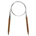 Weabetfu Bamboo Circular Knitting Needle,32-inch Length for Handmade Creative DIY and Any Weave Yarn Projects,US Size 11(8mm)