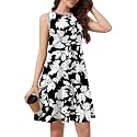 WEACZZY 2026 Summer Dresses for Women Casual Loose Fit Beach Vacation Sundress Sleeveless Crewneck Tank Dress with Pockets