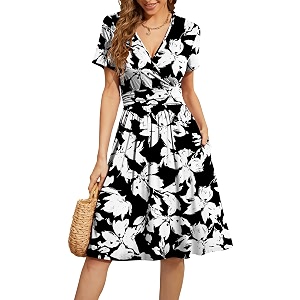 WEACZZY Womens Summer Short Sleeve Casual Dresses