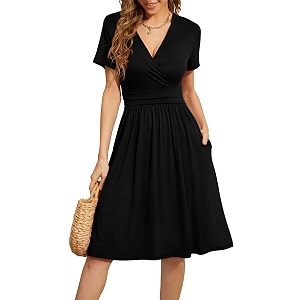 WEACZZY Womens Summer Short Sleeve Casual Dresses