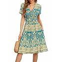 WEACZZY Women39s Summer Short Sleeve Casual Dresses