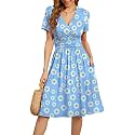 WEACZZY Women39s Summer Short Sleeve Casual Dresses