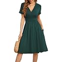 WEACZZY Women39s Summer Short Sleeve Casual Dresses