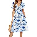 WEACZZY Women39s Summer Short Sleeve Casual Dresses