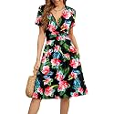 WEACZZY Women39s Summer Short Sleeve Casual Dresses
