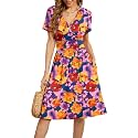 WEACZZY Women39s Summer Short Sleeve Casual Dresses