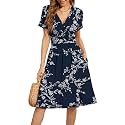 WEACZZY Women39s Summer Short Sleeve Casual Dresses