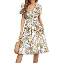 WEACZZY Women39s Summer Short Sleeve Casual Dresses