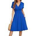 WEACZZY Women39s Summer Short Sleeve Casual Dresses