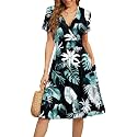 WEACZZY Women39s Summer Short Sleeve Casual Dresses