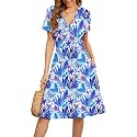 WEACZZY Women39s Summer Short Sleeve Casual Dresses
