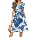 WEACZZY Women39s Summer Short Sleeve Casual Dresses