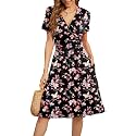 WEACZZY Women39s Summer Short Sleeve Casual Dresses