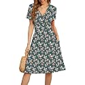 WEACZZY Women39s Summer Short Sleeve Casual Dresses
