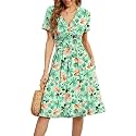 WEACZZY Women39s Summer Short Sleeve Casual Dresses