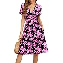 WEACZZY Women39s Summer Short Sleeve Casual Dresses