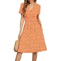 WEACZZY Women39s Summer Short Sleeve Casual Dresses