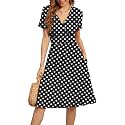 WEACZZY Women39s Summer Short Sleeve Casual Dresses