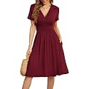 WEACZZY Women39s Summer Short Sleeve Casual Dresses