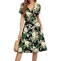 WEACZZY Women39s Summer Short Sleeve Casual Dresses