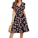 WEACZZY Women39s Summer Short Sleeve Casual Dresses