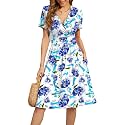 WEACZZY Women39s Summer Short Sleeve Casual Dresses