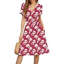 WEACZZY Women39s Summer Short Sleeve Casual Dresses