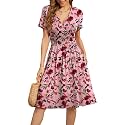WEACZZY Women39s Summer Short Sleeve Casual Dresses