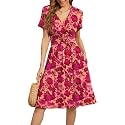 WEACZZY Women39s Summer Short Sleeve Casual Dresses