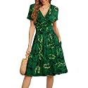 WEACZZY Women39s Summer Short Sleeve Casual Dresses